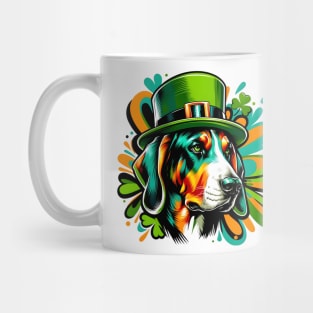 Bavarian Mountain Scent Hound Celebrates Saint Patrick's Day Mug